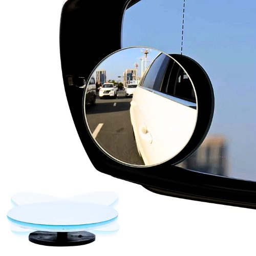 Blind Spot Wide Angle Adjustable Mirror for Cars (Pack of 2)